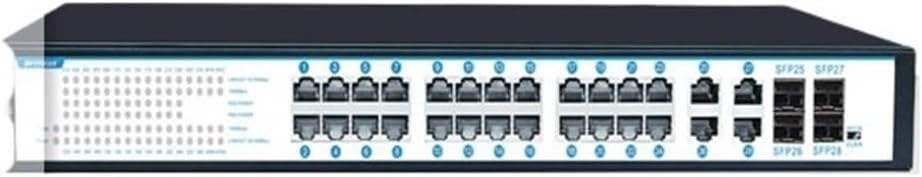24-Port 1000mbps POE Switch, 400W 48V Gigabit Fiber Smart Poe SFP Rj45 Network(OFS-PE-GT2DT24)