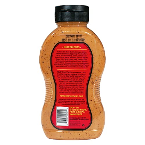 Todd Wilbur's Top Secret Recipes Chicken Tender Sauce - Enjoy With Chicken Fingers, Nuggets, Sandwiches, and Fried Shrimp for Restaurant Flavor at Home – 10 oz