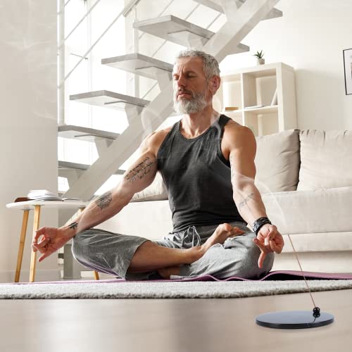 Premium Incense Holder For Sticks | Modern Design, Natural Marble | Incense Burner, Incense Stick Holder, Incense Tray For Incense Sticks Nag Champa, Satya, Hem, Japanese Incense | Dekokea Samatha #TOP6