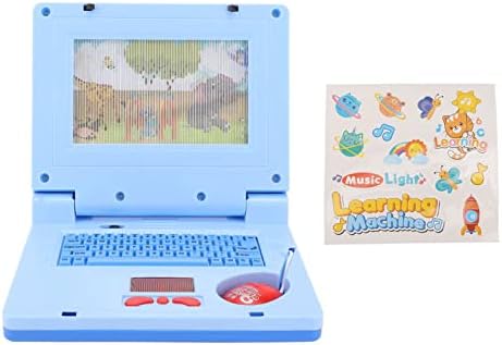 Learning Laptop for Kids, Electronic Cartoon Learning Computer for Boys and Girls for Early Learning (Blue Non Retractable Mouse) 6 412BACWIcYL. AC