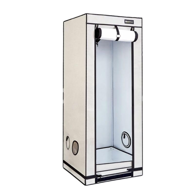 Weedness HOMEbox Ambient Q60+ Growbox 60x60x160 cm - Zuchtzelt Growschrank Growzelt Zuchtbox Gewächszelt Homebox Lichtdicht Anbau Grow Indoor
