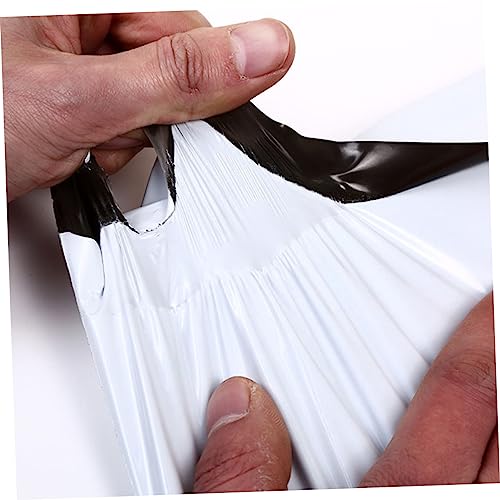 HAPINARY 100 Pçs Bolsa De Logística Envelopes Brancos Roupa Branca Envelope Bolha Autoadesivo Malote