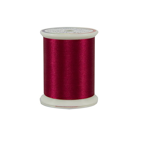 Superior Threads Magnifico 2-Ply 40 Weight Trilobal Polyester Sewing Thread Spool - 500 Yards (#2047 Red Ribbon)