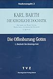karl barth kirchliche dogmatik pdf  Die kirchliche Dogmatik, Studienausgabe, 31 Bde., Bd.2, Die Offenbarung Gottes: Die Lehre vom Wort Gottes. Prolegomena zur Kirchlichen Dogmatik (I,1 §§ 8-12)