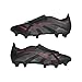 adidas Unisex Predator League Fold-Over Tongue Soft Ground Football Boots, Core Black Grey Four Lucid Red, 10 US
