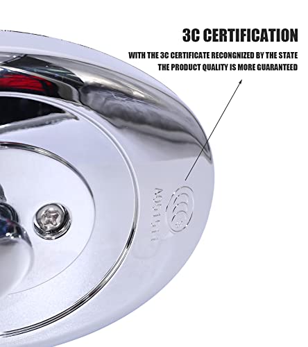 Minho 10Mm Chrome Universal Rearview Convex Motorcycle Side Mirrors Fit Honda Kawasaki Suzuki Custom Street Sports Dirt Bike M10 #TOP5