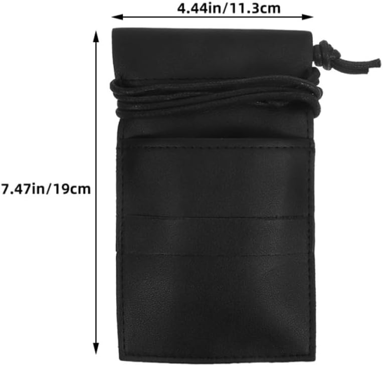 2pcs Large Capacity Hairdressing Waist Bag with Pu Material for Scissor Protection and Versatile Use, Portable Hair Stylist Tool Organizer Suitable for Salon and Personal Use
