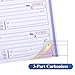 6 Pack Receipt Books,7-5/8
