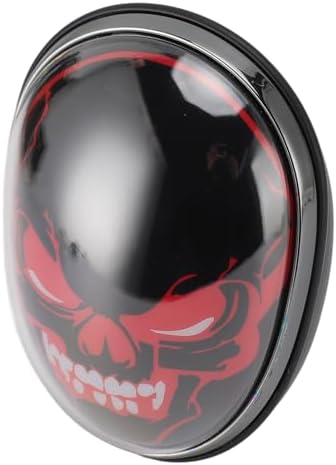 SASKATE Skull Bluetooth Speaker, Portable Wireless Speaker with Atmosphere Lights, Bluetooth 5.0 for Laptop, Tablet, Smartphone (Black) - 3