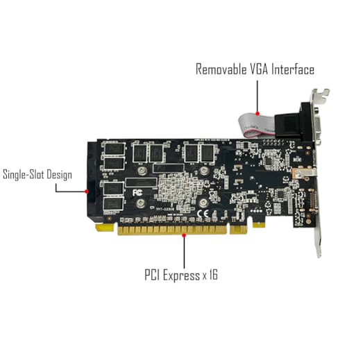 GPU GT 730 4GB de 128 bits compatible con DirectX 11 para PC de bajo consumo 4