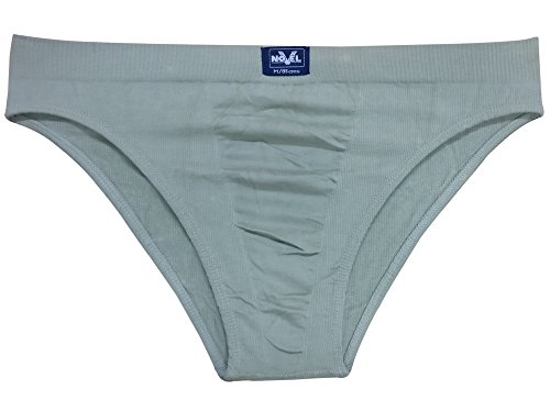 Image of Bralux Mens Briefs Combed Cotton Solid Underwear Combo Set with Soft Concealed Waistband