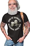 t shirt muppet show bershka BESTE QUALITÄT AUS GERMANY - Dein T-Shirt wird unter strengsten Qualitätskontrollen im Digitaldruckverfahren in Deutschland bedruckt. Absolut hochwertige und umweltfreundliche Druckfarben. Aufdruck von Waldorf und Statler sowie Schriftzug Sons of Ironists Old School