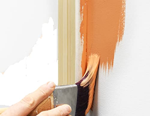 Rollingdog Cutting In Paint Brush 2.5 Inch With Laser Engraved Beech Wooden Handle, No Loss Bristle Synthetic Filaments, Angular Wall Paint Brush For Detail Trimming #TOP3