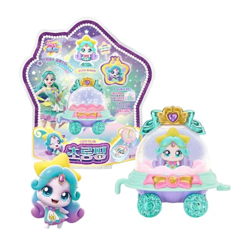 YEOAU Korean Animation Shooting Star Catch Teenieping 5, Shelf Display Ornament 초롱핑