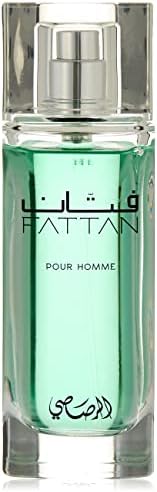 RASASI Fattan for Men EDP - Eau De Parfum 50ML(1.7oz) | Arabian Perfumery | Woody, Earthy Fragrance with Flowery Heart Notes of Vetiver and Patchouli | Everyday Essential | Great Gift I Perfumes