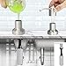 Kitchen Sink Soap Dispenser Brushed Nickel Countertop Dispensers Pump with 47
