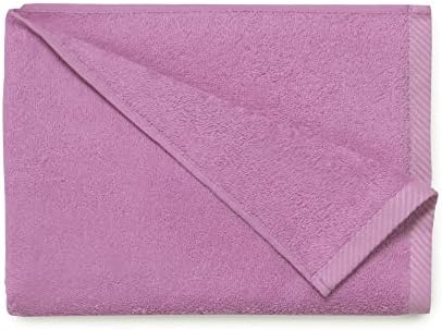 Top Towel - Plus - Large bath towels - Bath towels - 2 face towels or bidet - 30x50cm - 100% cotton - Mauve