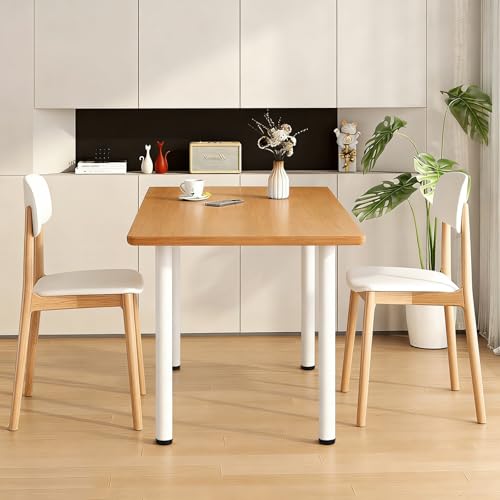 Image of QLLY 30 inch Adjustable Metal Desk Legs, Heavy Duty Furniture Table Legs with 1 inch Leveling Adjustment for DIY Office Desk, Workbench, Dining Table, Set of 4 (White)