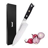 DISEÑO ERGONÓMICO Y CÓMODO: Los usuarios no tendrán ningún problema cuando corten con este cuchillo. El mango ergonómico de fibra de vidrio disminuye el espasmo y dolor de los dedos en todo lo podible, especialmente cuando se usa durante mucho tiempo.