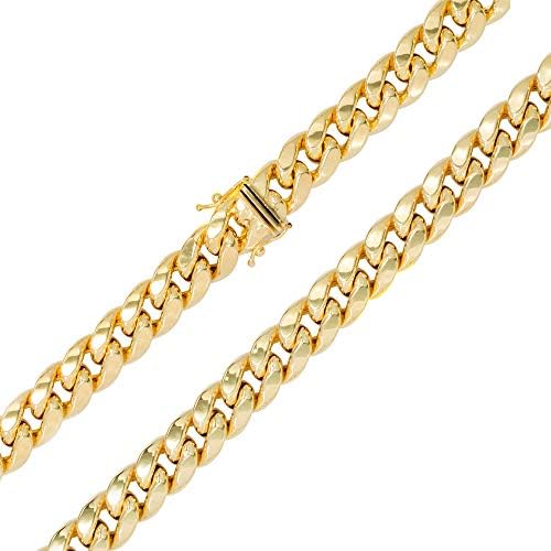 Nuragold 14k Yellow Gold 11mm Miami 