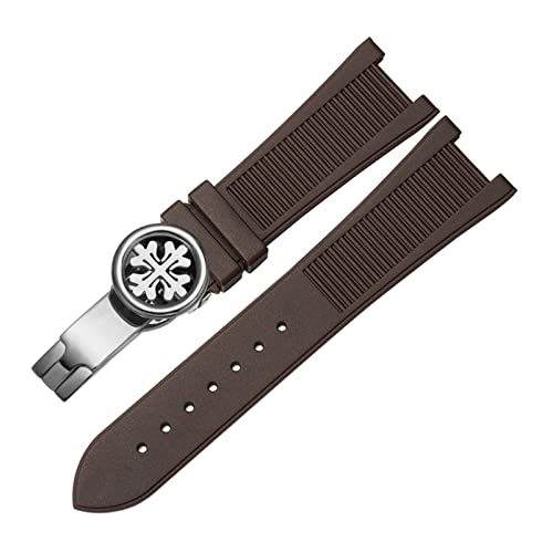 Bracelet silicone marron Nautilus 5712g pour un style décontracté chic