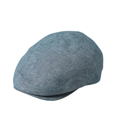 Casquette plate en lin léger et respirant pour été unisexe