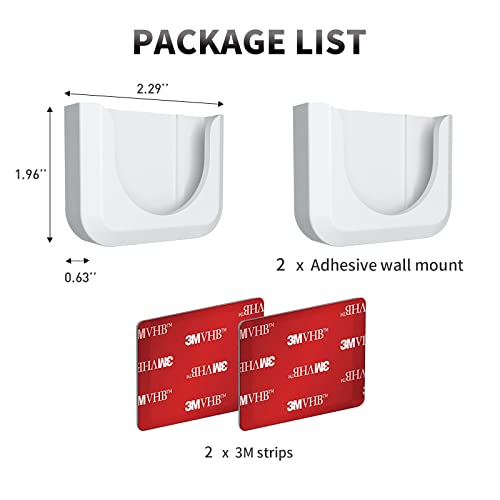 Image of Blink Mini Camera Adhesive Wall Mount Bracket, Strong Adhesive Durable Camera Mount Stand for Blink Mini Indoor Camera, No Drill, No Screws (for Blink Mini-White)