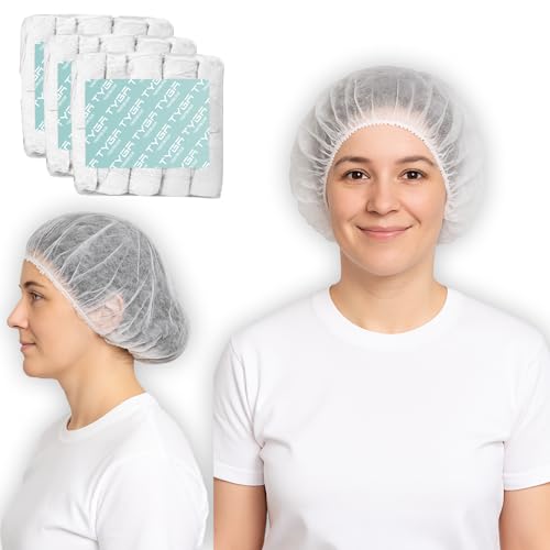 Filets à cheveux jetables de qualité supérieure TYGA Store non tissés blancs