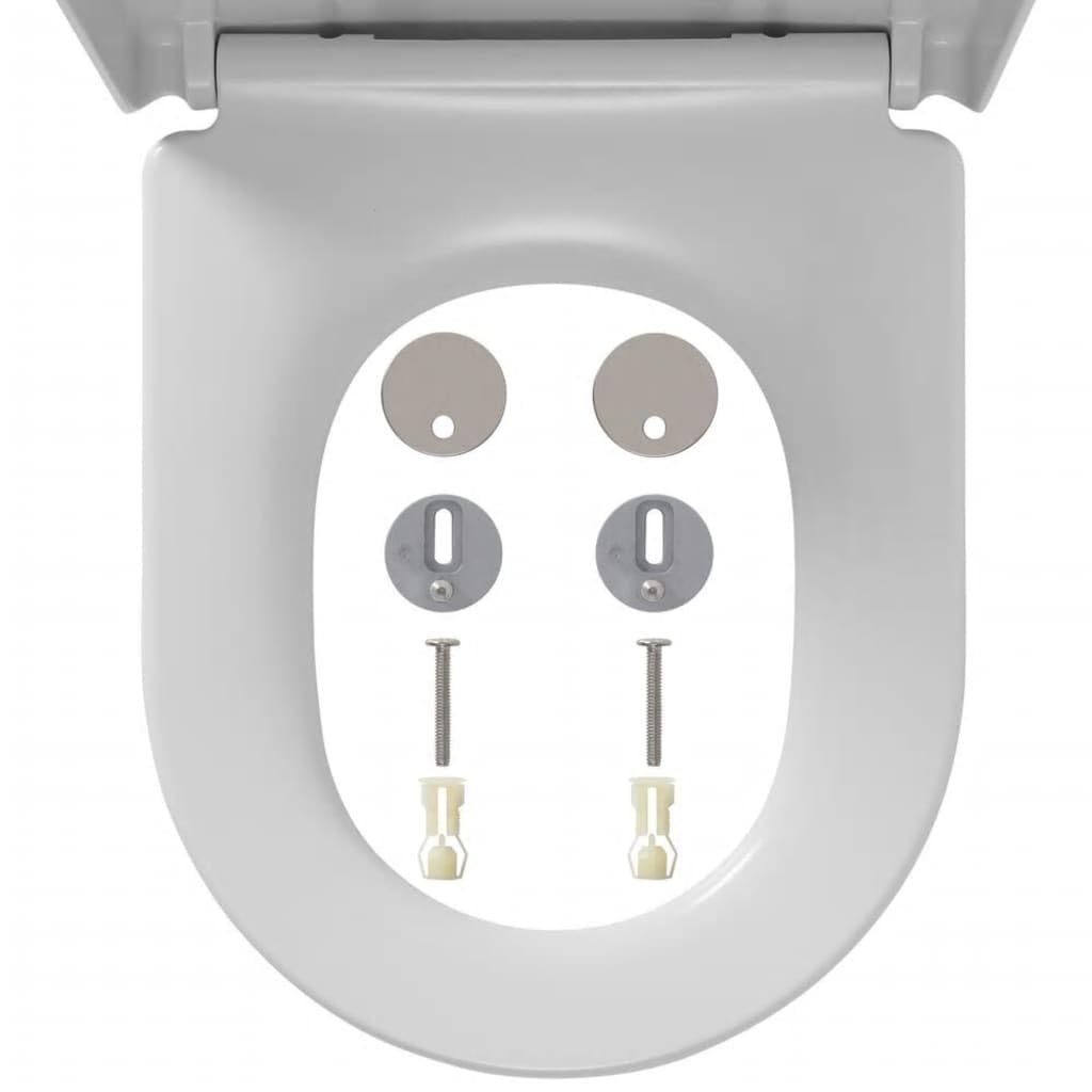 Tiger Memphis Asiento de Inodoro, 45 x 36 x 5.5 cm, Duroplast, Blanco