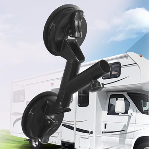 Porte-mât robuste portable à fixation rapide pour remorque de camping - 4