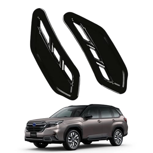 (Ithacolea) 2025新型フォレスター SL系に適用 専用アクセサリー フェンダーガーニッシュ フェンダートリム オーバーフェンダーカバー ABS カスタム パーツ (ピアノブラック)