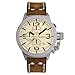 Price comparison product image TW Steel Canteen Mens 45mm Quartz Chronograph Watch with Brown Leather Strap