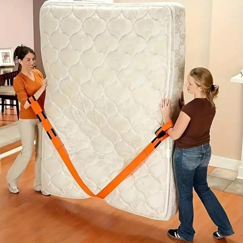 Image of MEZON Home Carry Furnishings Easier Furniture Adjustable Moving Straps Forearm Delivery Transport Rope Belt Transport Carry Tools Heavy Weight Lifting Carry Strap Easily Move 2Pcs /Pair