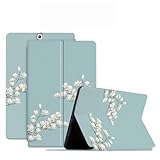 Générique DayQiQiPu Étui pour Samsung Galaxy Tab S2 SM T710/ T713/ T715 8,0 Pouces 2015 Cuir PU Fleurs Série Motif Ultra Mince Stand de Flip Housse Cas pour Tablette Veille/Réveil Auto,04