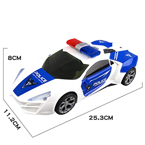 Ranoff New Cool Car Flashing LED Light Music Sound Electric Toy Cars Kids Children Gift Toy (Multicolor)