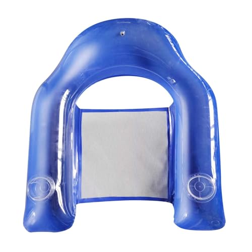 Silla Flotante para Piscina: Flotador Plegable para Asiento, Portavasos Integrado, Soporte para Natación para Adultos | Asientos Acuáticos Relajantes Y Duraderos para Piscina, Fiesta En La Playa,