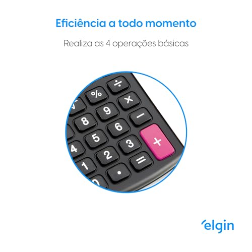Calculadora de Bolso 8 Dígitos CB 1485 Preta Elgin