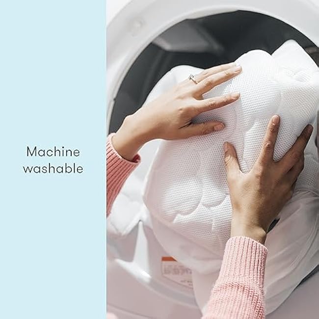 Newton Baby Crib Mattress Spare Cover, Zippered | Ultra-Breathable Proven to Reduce Suffocation Risk, Safe, Machine Washable, Non-Toxic, Rest Easy - Cloud White (Cover ONLY)