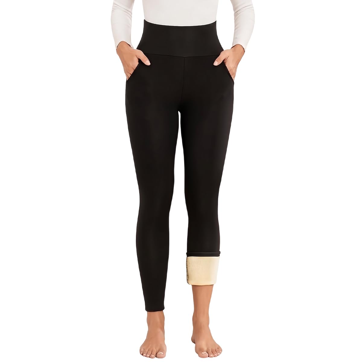 Mincib Womens Fleece Lined Leggings