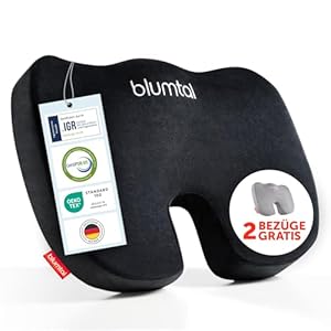 Blumtal Memory Foam Sitzkissen Keilkissen