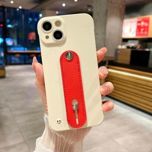 Dragonne en cuir de luxe étui de téléphone sans cadre blanc pour iPhone 11 neuf