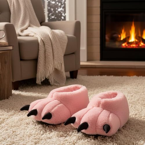 Chaussons pattes d'animaux, le cadeau d'hiver rigolo et confortable