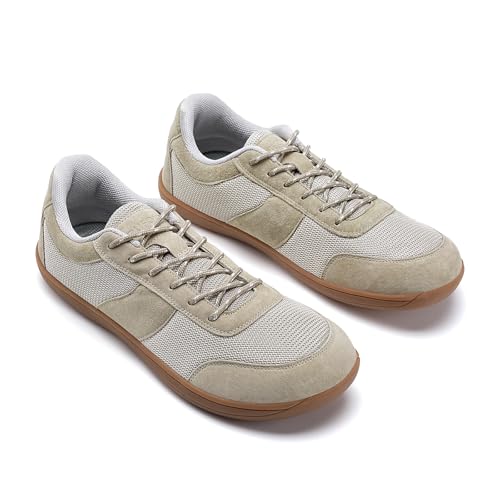 Image of Barefoot Shoes for Men, Spacious Toe Box Zero Drop Minimalist Walking Sneakers, Breathable Lightweight Non-Slip Casual Shoes