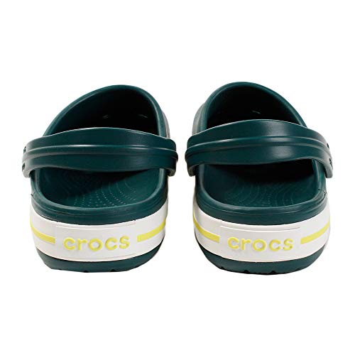 Image of crocs Unisex Crocband Green Clogs - M4W6(11016-3S0)