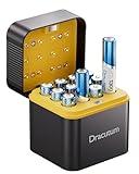 Dracutum AAA Wiederaufladbare Lithium Akkus 12 Pack mit Ladegerät, 1300mWh Hohe Kapazität 1.5V AAA Batterien, 2000 Ladezyklen Langlebige AAA Li-ion Batterie mit Integrierter Charing Aufbewahrungsbox
