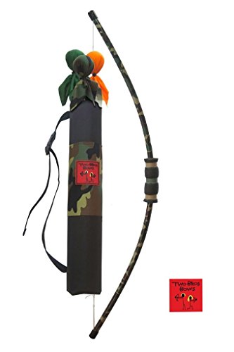 Two Bros Bows Camo Archery Combo Set, Kids Bow and Arrow, Toy Bow