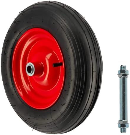 Roue De Brouette 400 X 8 ANTILEK (jante Acier) | Bol