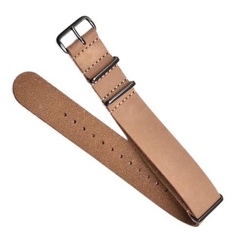 Bracelet de montre en cuir classique avec boucle pour le bureau et le quotidien