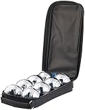 PEARL Boule Kugeln: Boule- & Boccia-Spiel: 8 Metall-, 1 Holz-Kugel...