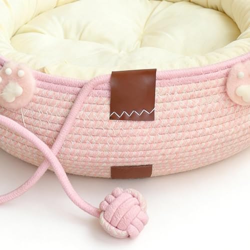 Lit mignon pour chat avec coussin lavable pour le salon